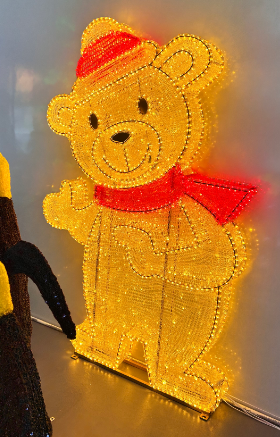 Teddy Bear LED Christmas Display