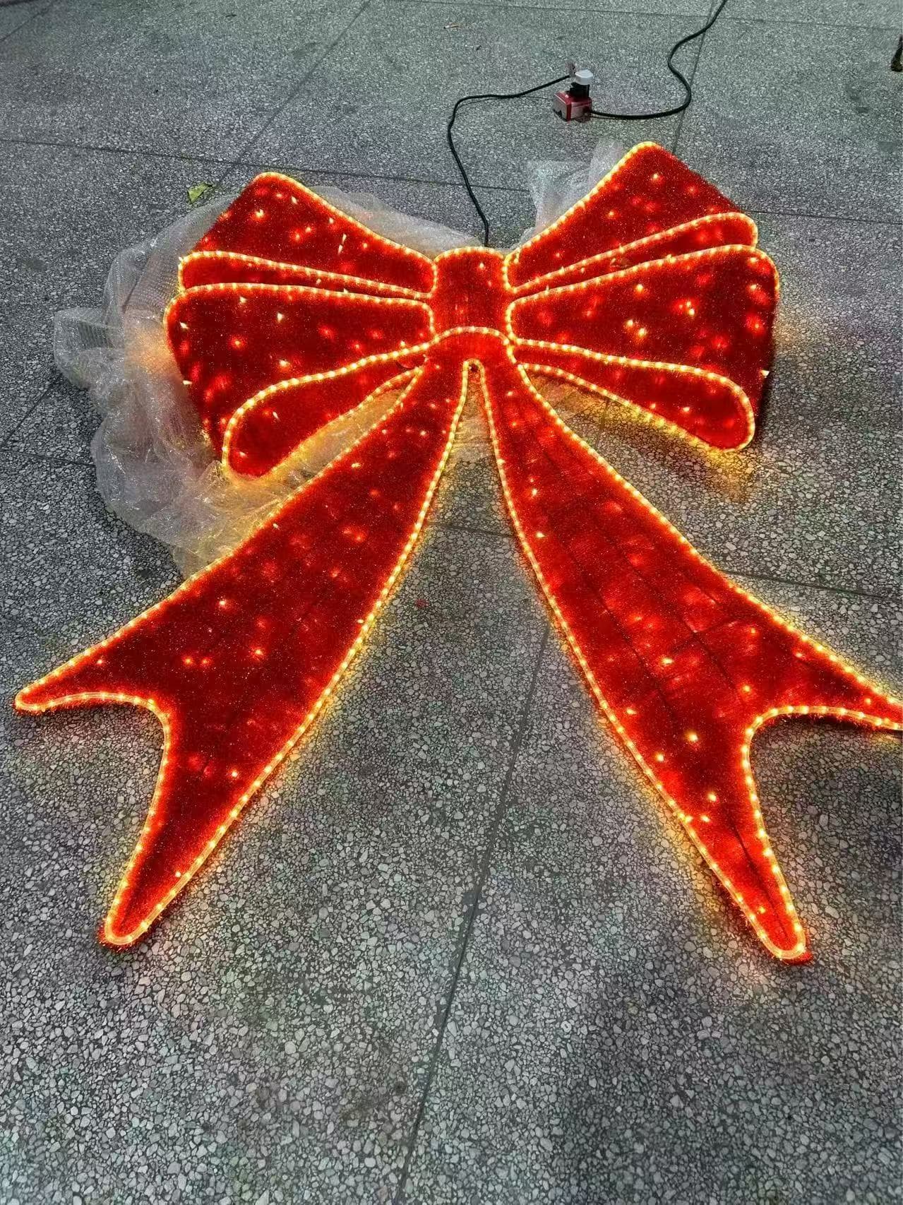 Large LED Christmas Bow