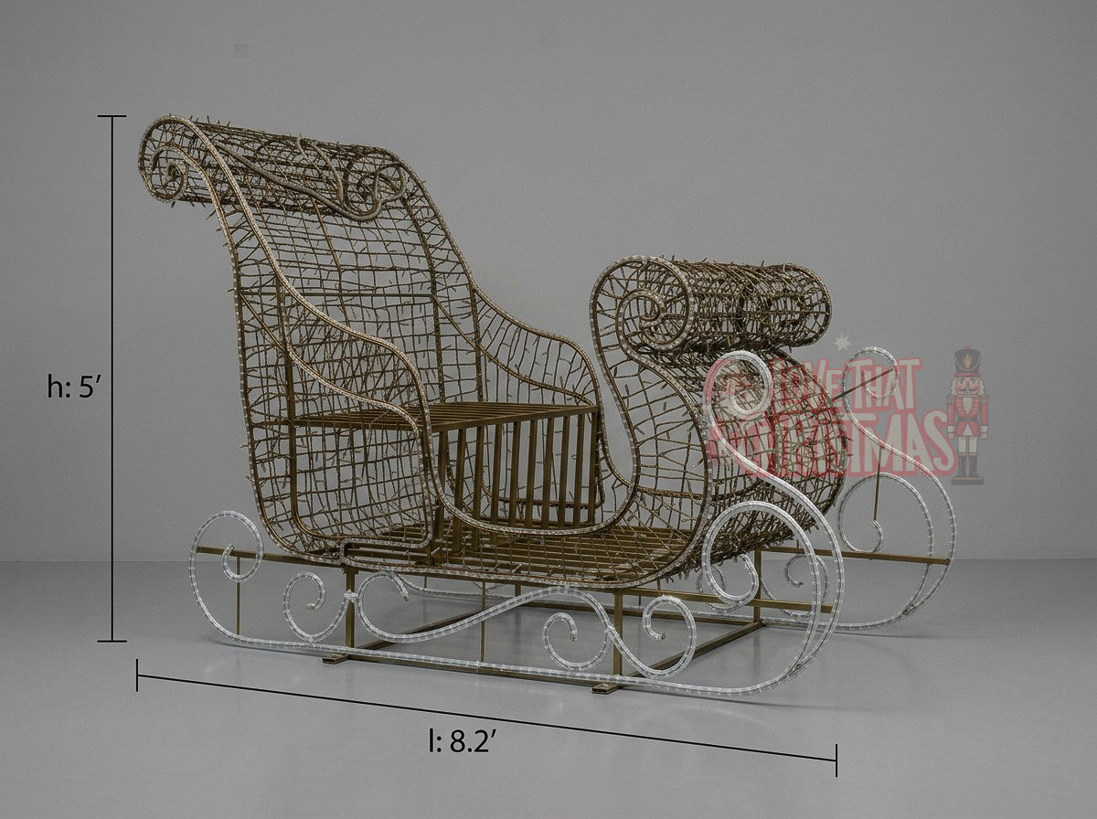 Big Sleigh LED Christmas Display