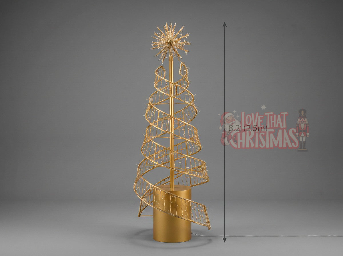 Starlight Spiral | 8.2′ Illuminated Christmas Tree