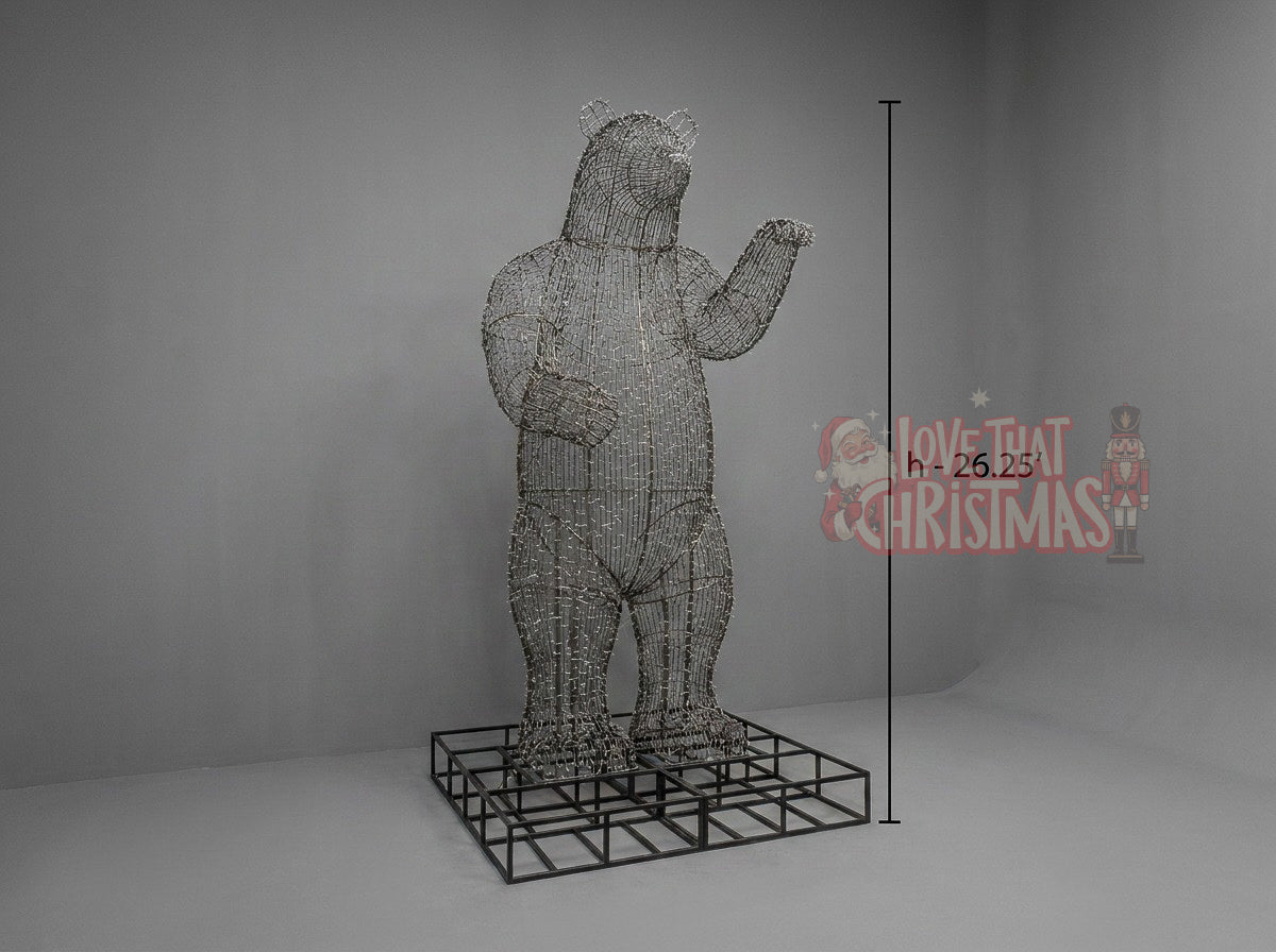 Grand Standing Christmas Bear