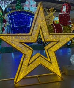 Large Star LED Christmas Display