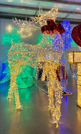 Donner Extra Large LED Reindeer Display