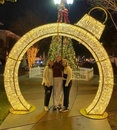Giant LED Ornament Arch – Walk-Through Photo Op Christmas Display