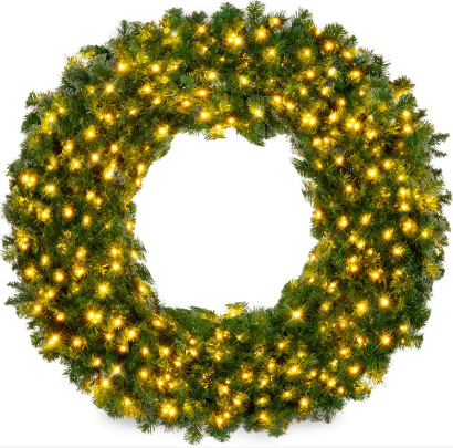 Lighted Wreath