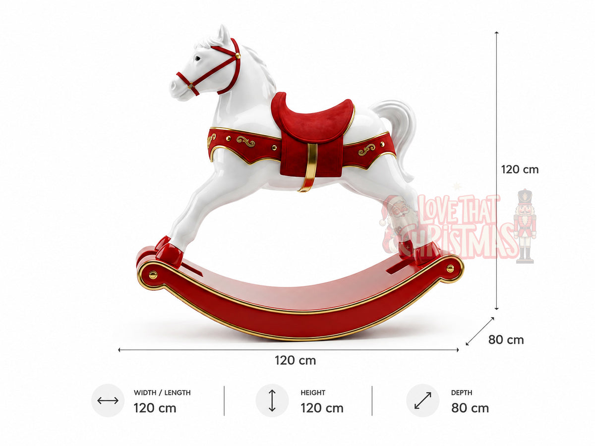 Classic Christmas Rocking Horse
