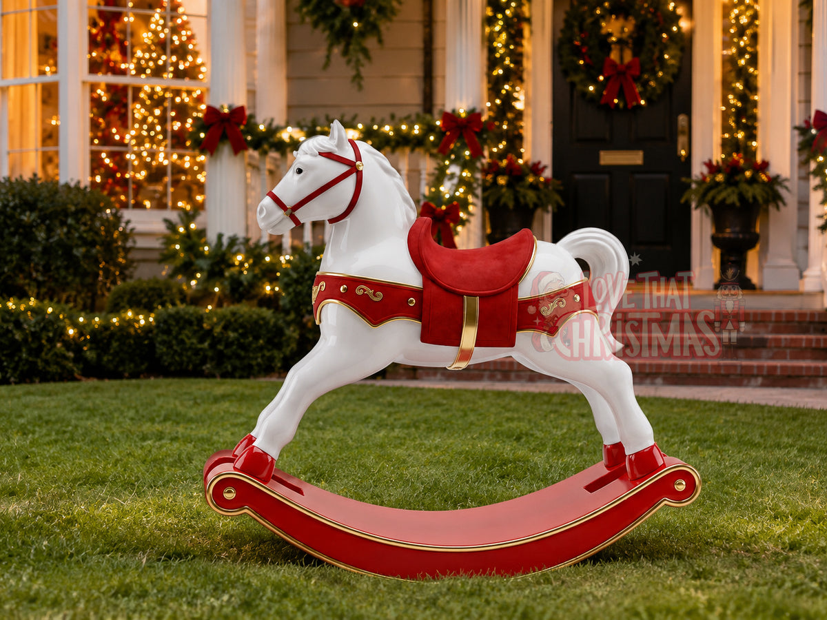 Classic Christmas Rocking Horse