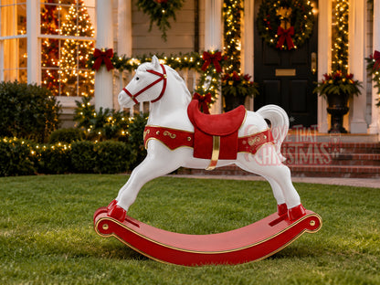 Classic Christmas Rocking Horse