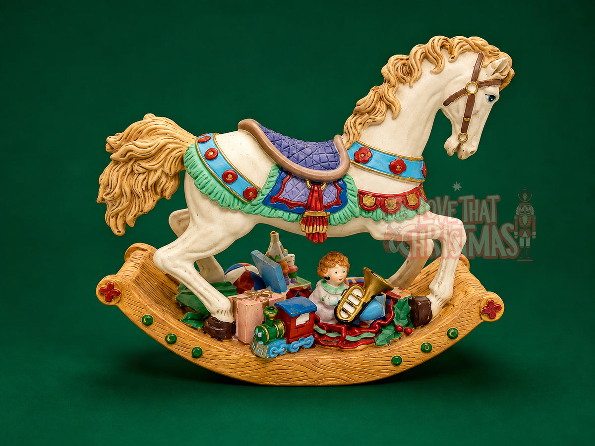 Fiberglass Christmas Rocking Horse