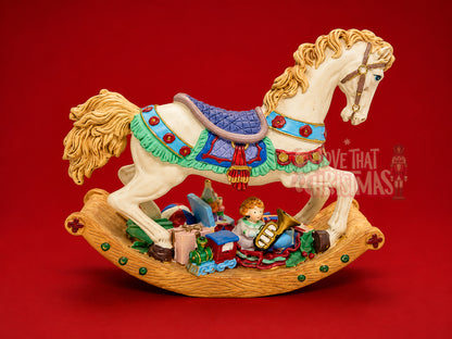 Fiberglass Christmas Rocking Horse