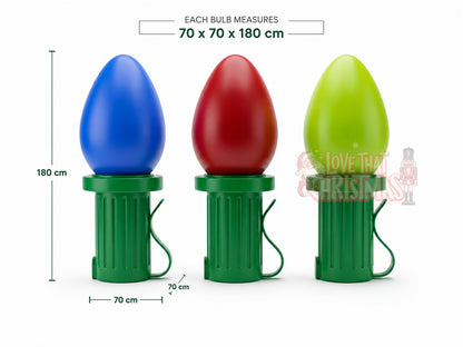Illuminated Christmas Bulb – Large