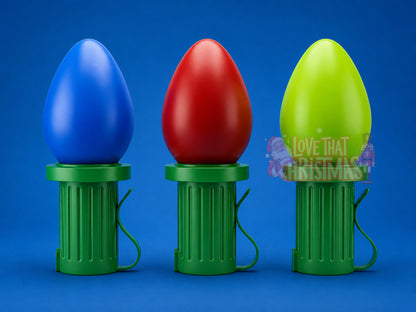 Illuminated Christmas Bulb – Large