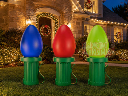 Illuminated Christmas Bulb – Large