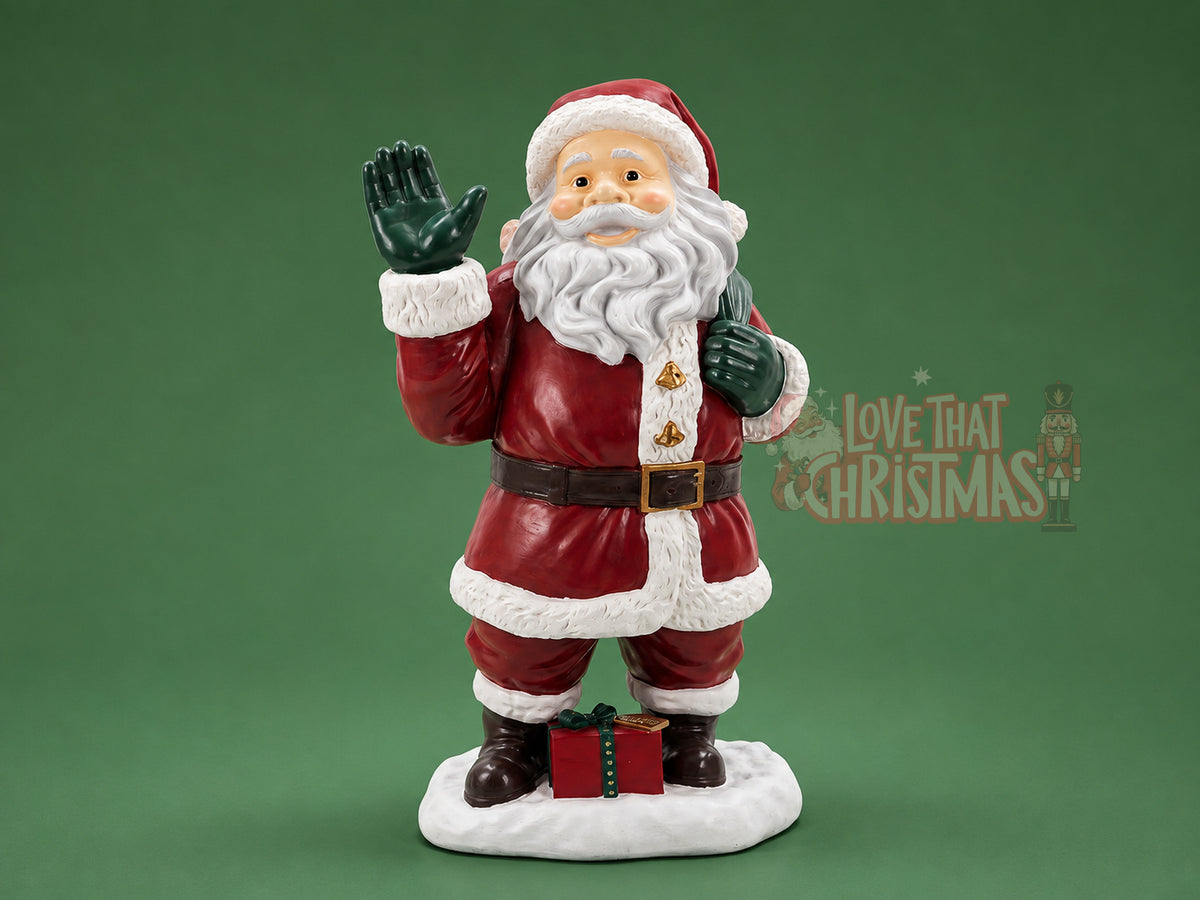 Fiberglass Santa Claus