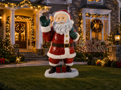 Fiberglass Santa Claus