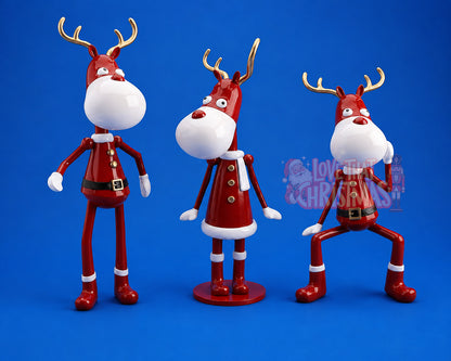 Christmas Deer Set
