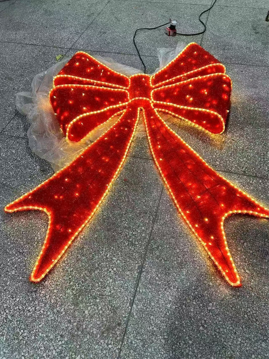 Large LED Christmas Bow