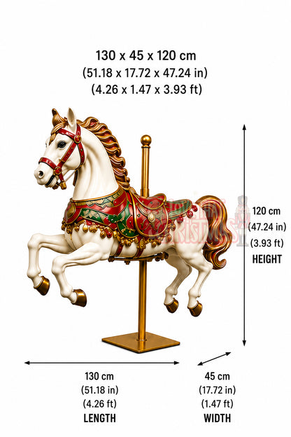 Christmas Carousel Horse
