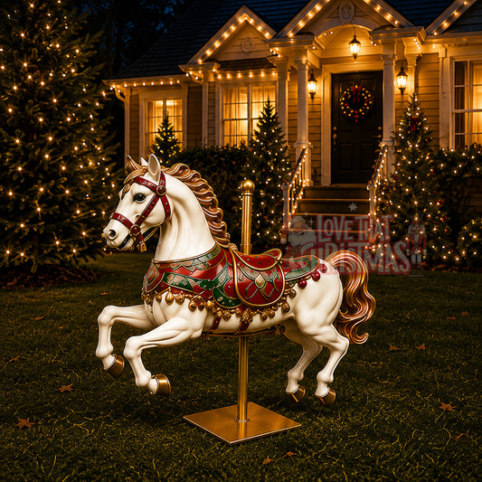 Christmas Carousel Horse