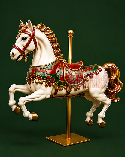 Christmas Carousel Horse