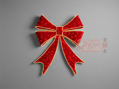 Large LED Christmas Bow