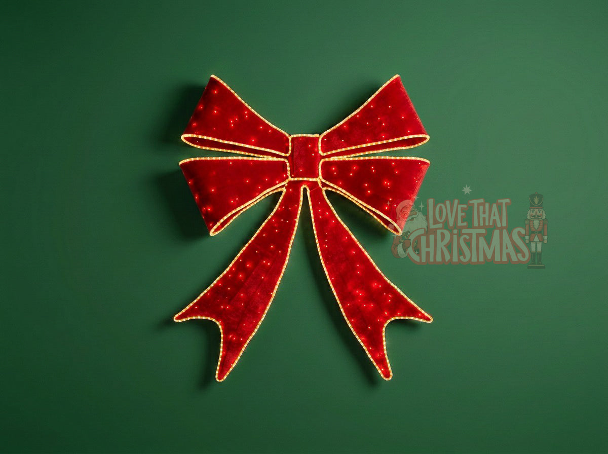 Large LED Christmas Bow