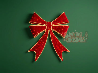 Large LED Christmas Bow