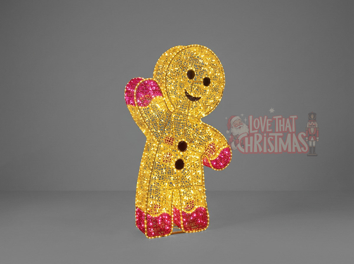 Gingerbread Man LED Christmas Display
