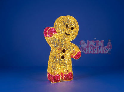 Gingerbread Man LED Christmas Display