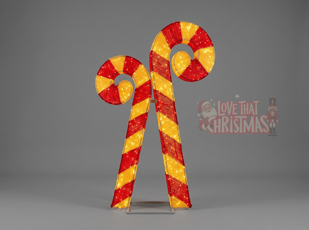Candy Canes LED Christmas Display