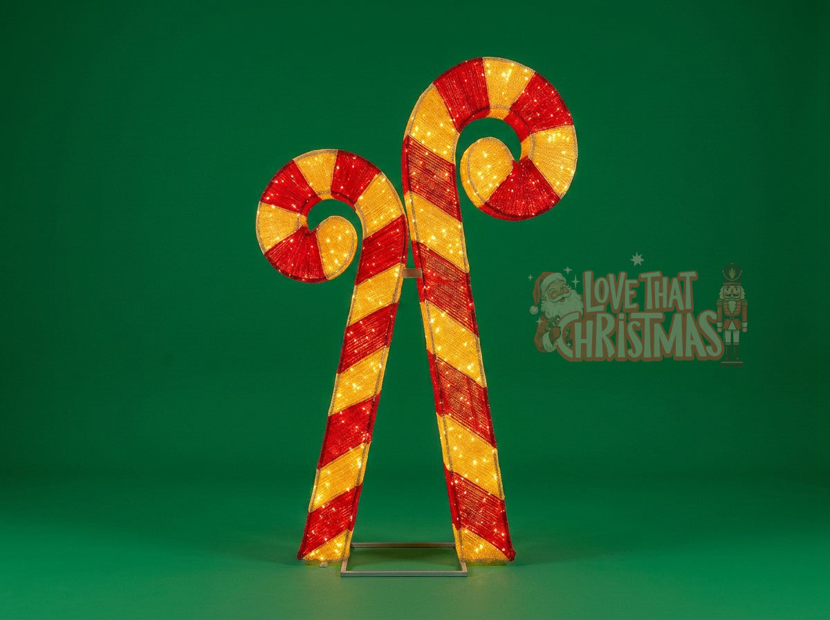 Candy Canes LED Christmas Display