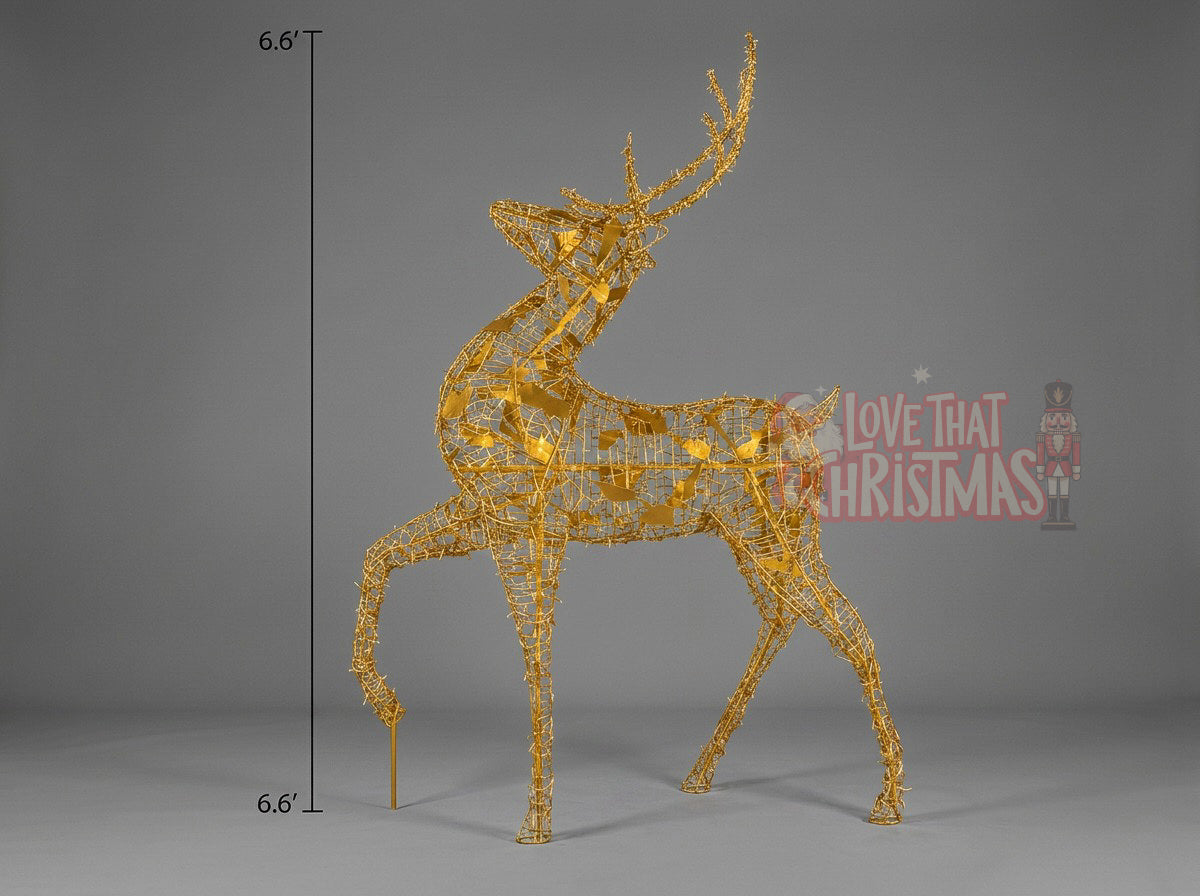 6.6' Prancer LED Reindeer Display