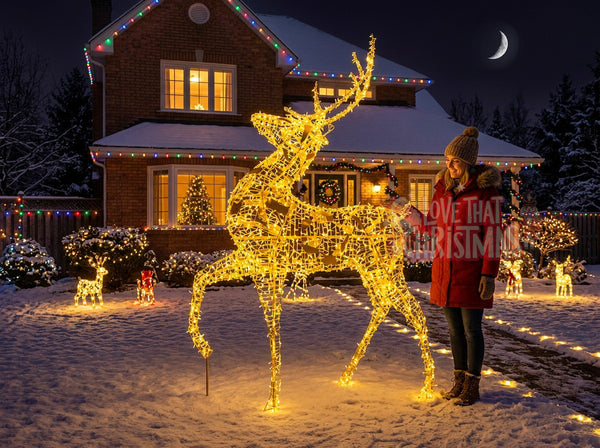6.6' Prancer LED Reindeer Display
