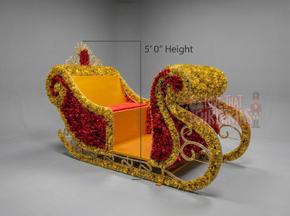 Golden Sleigh LED Christmas Display
