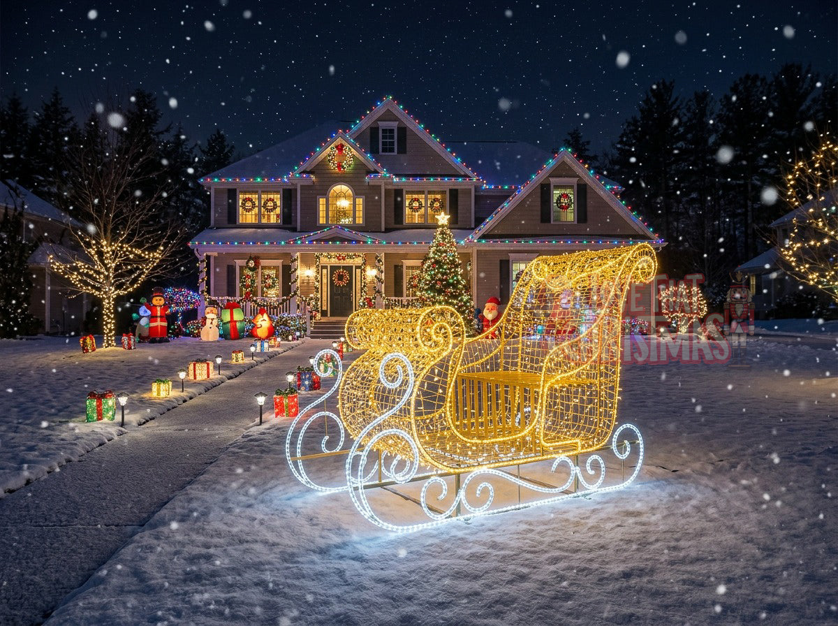 Big Sleigh LED Christmas Display