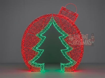 10' LED Ornament Walk-Through with Christmas Tree