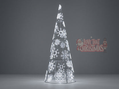 16' LED Snowflake Christmas Tree