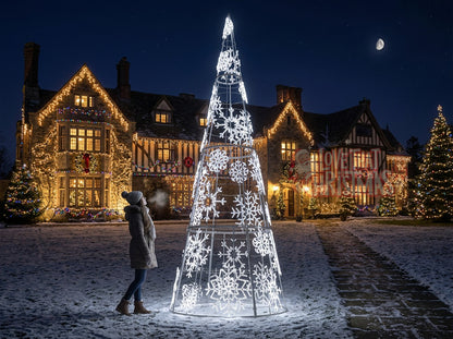 16' LED Snowflake Christmas Tree