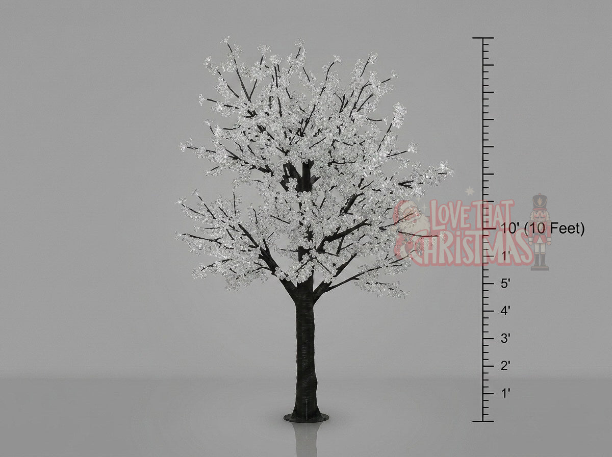 Artificial cherry blossom lighting tree