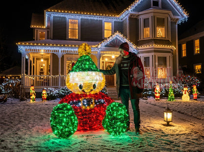 6' Illuminated Christmas Elf