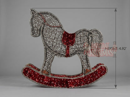 Christmas horse