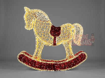 Christmas horse