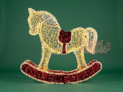 Christmas horse
