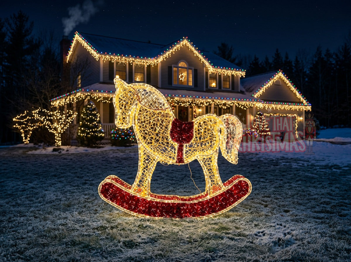 Christmas horse