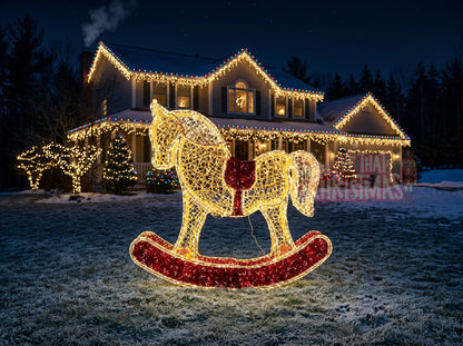 Christmas horse