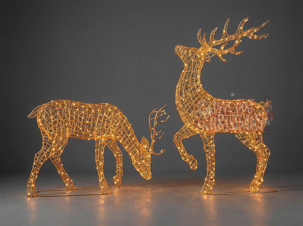 Christmas deer set