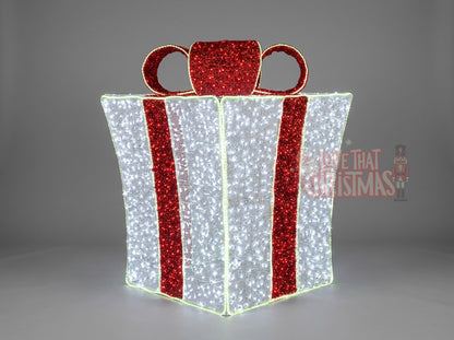 8.5 FT Illuminated Christmas Gift Box