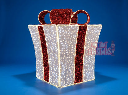 8.5 FT Illuminated Christmas Gift Box