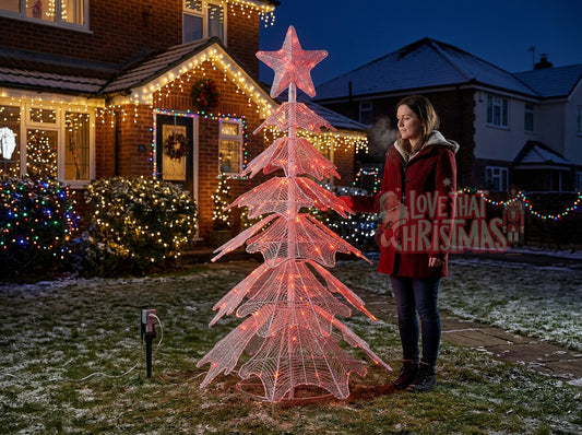 Red LED Christmas Tree