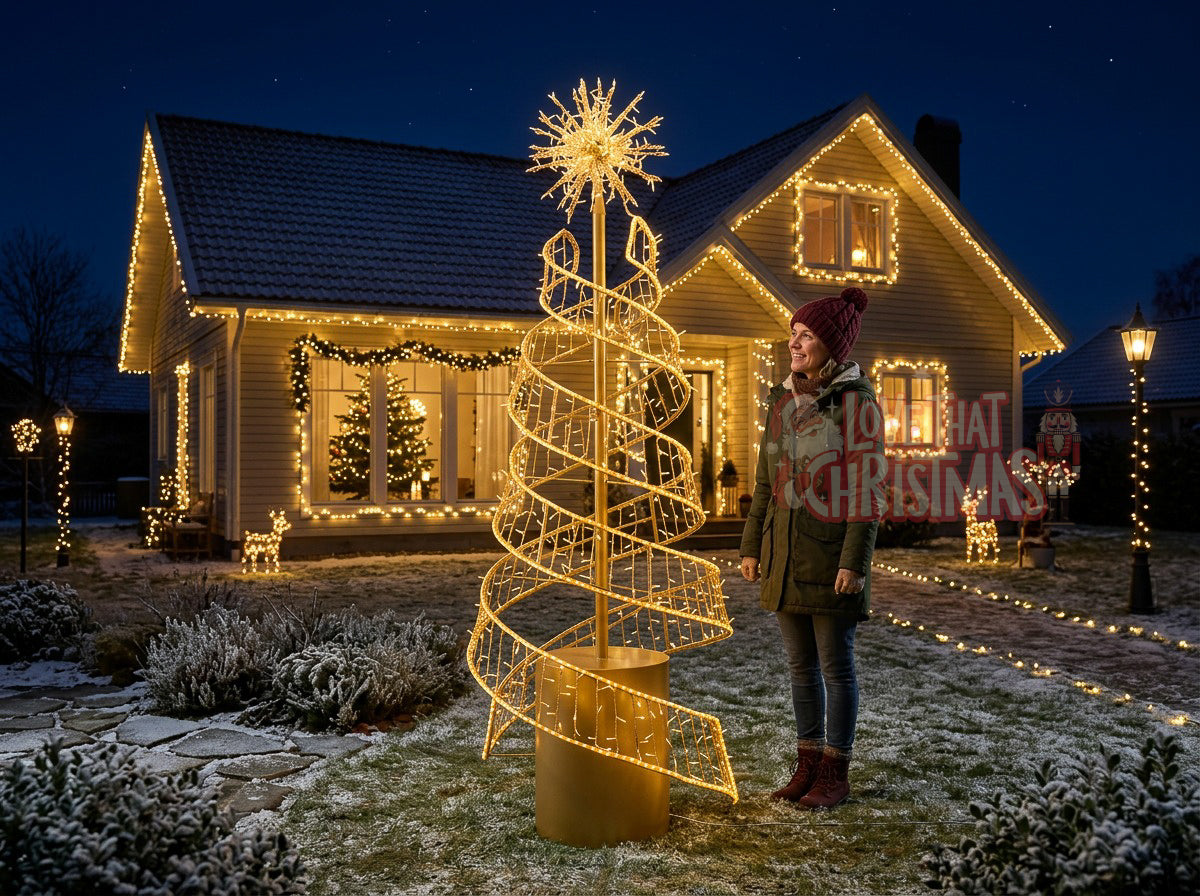 Starlight Spiral | 8.2′ Illuminated Christmas Tree